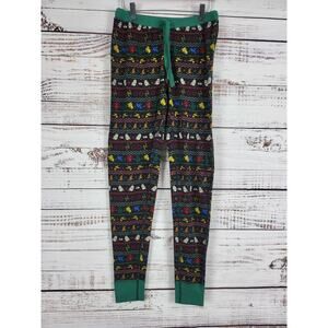 Hanna Anderson Harry Potter Pajama Pants S Womens Black Cuffed Pull On Sleep